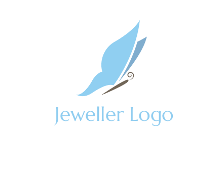 butterfly fashion logo