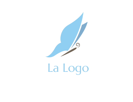 butterfly fashion logo