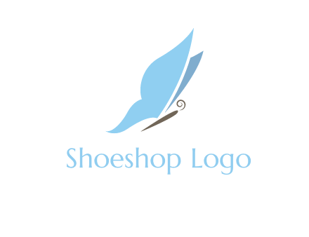 butterfly fashion logo