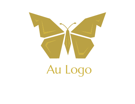 geometric butterfly icon