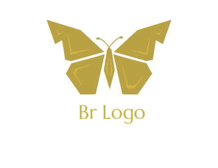 geometric butterfly icon