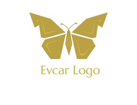 geometric butterfly icon