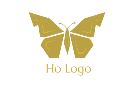 geometric butterfly icon