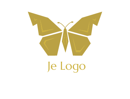 geometric butterfly icon