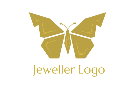 geometric butterfly icon