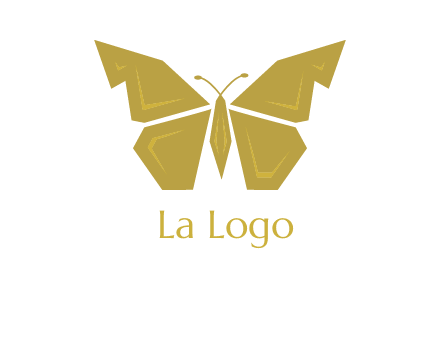 geometric butterfly icon