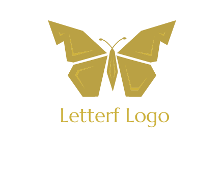 geometric butterfly icon