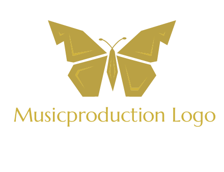 geometric butterfly icon