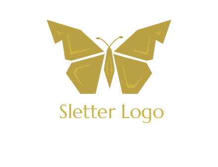 geometric butterfly icon