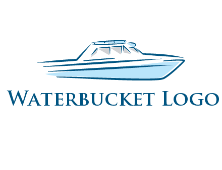 yacht icon for water sports logo