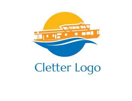 sea cruise travel logo