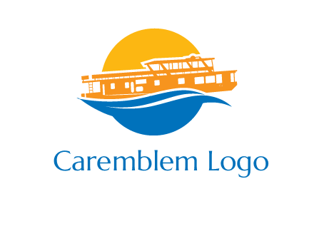 sea cruise travel logo