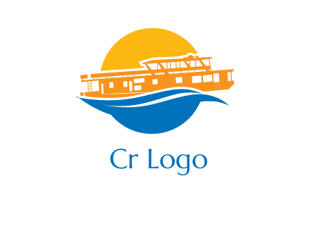 sea cruise travel logo