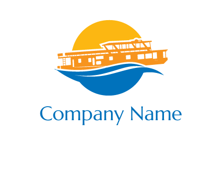 sea cruise travel logo