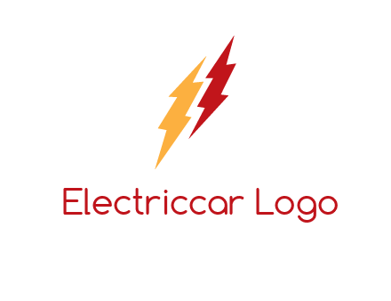 energy icon with lightening bolts