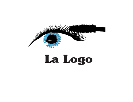 mascara icon for beauty logo