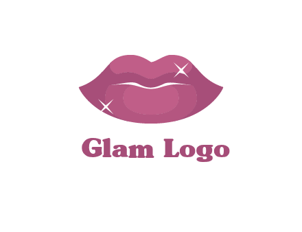 shiny lips beauty logo