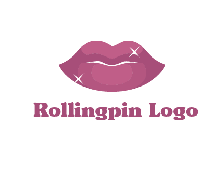 shiny lips beauty logo