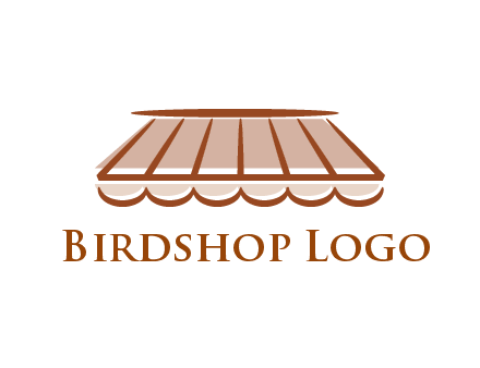 line art shade decor logo