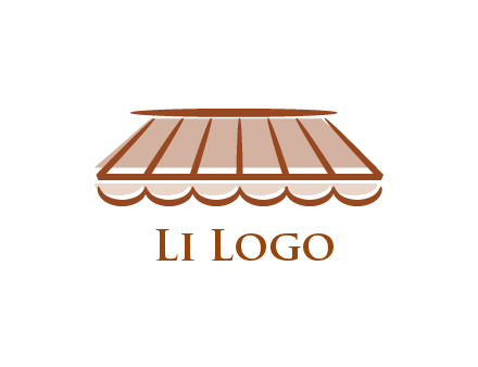 line art shade decor logo