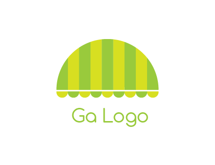 awning or canopy logo