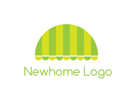 awning or canopy logo