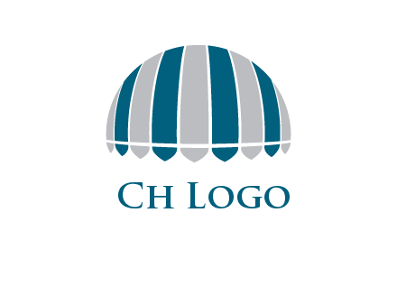 umbrella or canopy logo