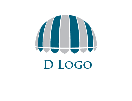 umbrella or canopy logo