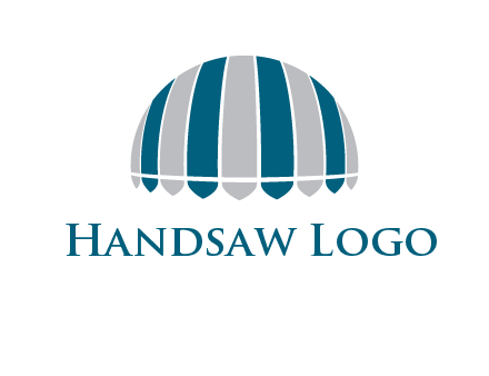 umbrella or canopy logo