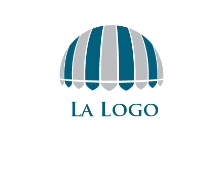 umbrella or canopy logo