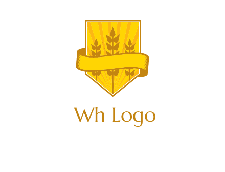 wheat in shield agriculture logo