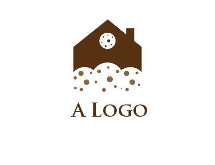 home cookie food logo