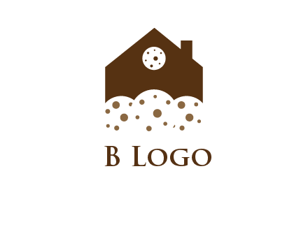 home cookie food logo