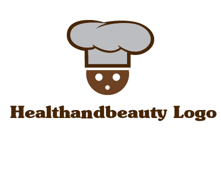 cookie with chef hat food logo