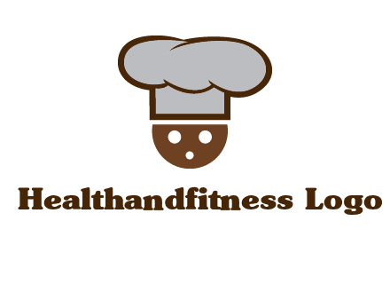 cookie with chef hat food logo