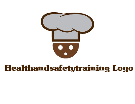 cookie with chef hat food logo