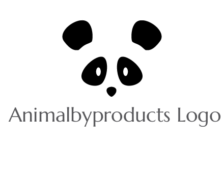 panda face gift logo