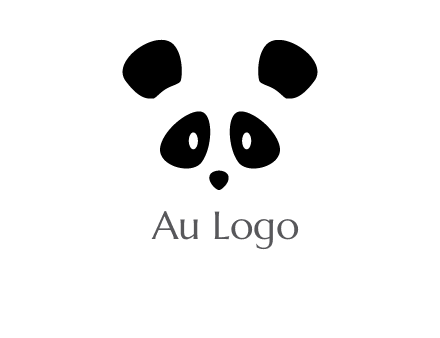 panda face gift logo