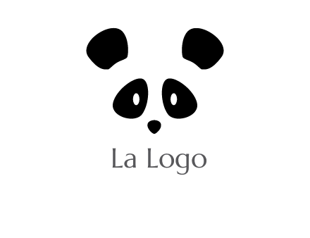 panda face gift logo