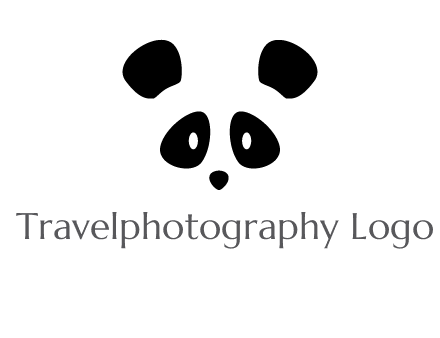 panda face gift logo