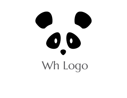 panda face gift logo