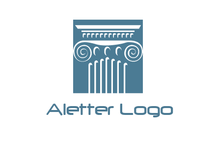 column or pillar logo