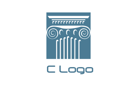 column or pillar logo