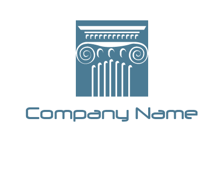 column or pillar logo