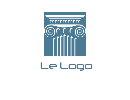 column or pillar logo