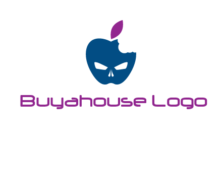 games logo with mask in apple