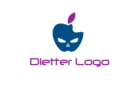 games logo with mask in apple