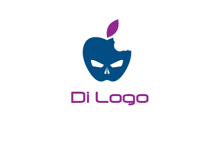 games logo with mask in apple