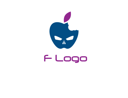 games logo with mask in apple