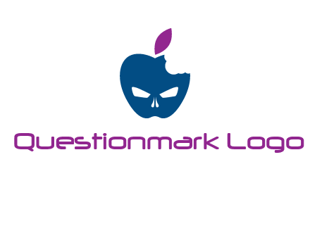 games logo with mask in apple